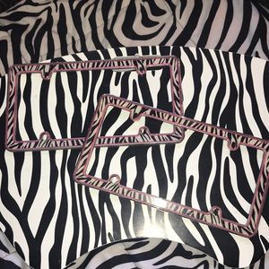 Zebra Print License Plate Frames🦓